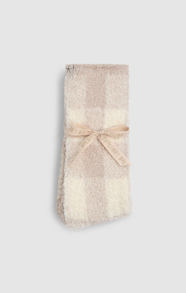 CozyChic Buffalo Plaid Socks