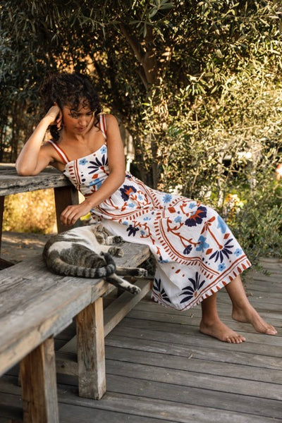 Carmen Midi Dress: Liliana