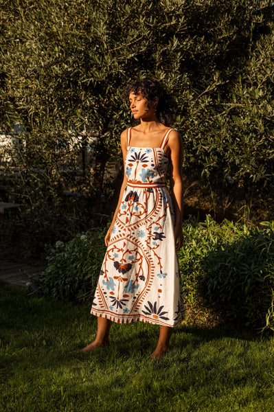 Carmen Midi Dress: Liliana