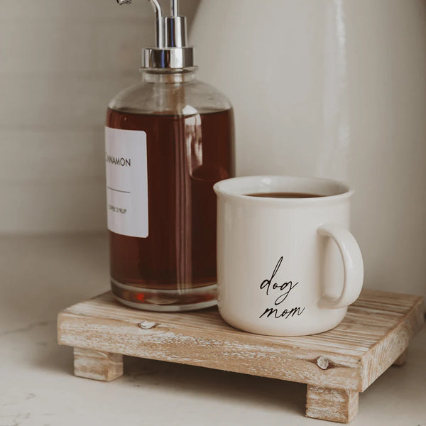Dog Mom Script Mug