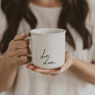 Dog Mom Script Mug