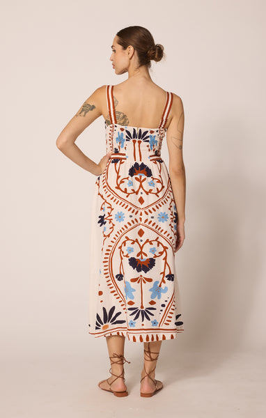 Carmen Midi Dress: Liliana