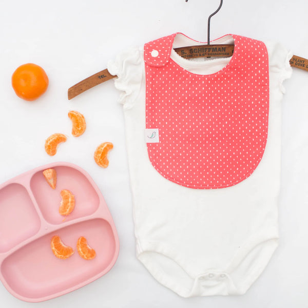 Strawberry Snap Bib