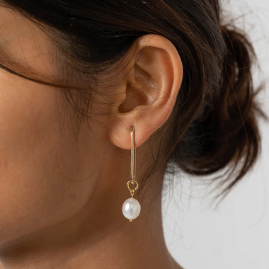 Colette Pearl Hoops