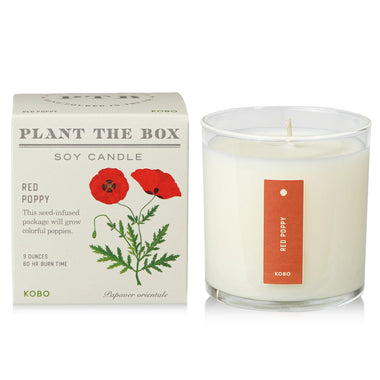 Red Poppy Candle
