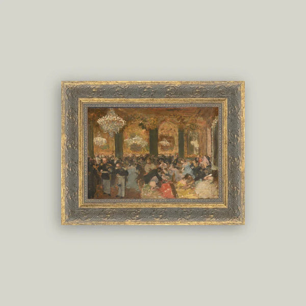 Dinner at the Ball Framed Art