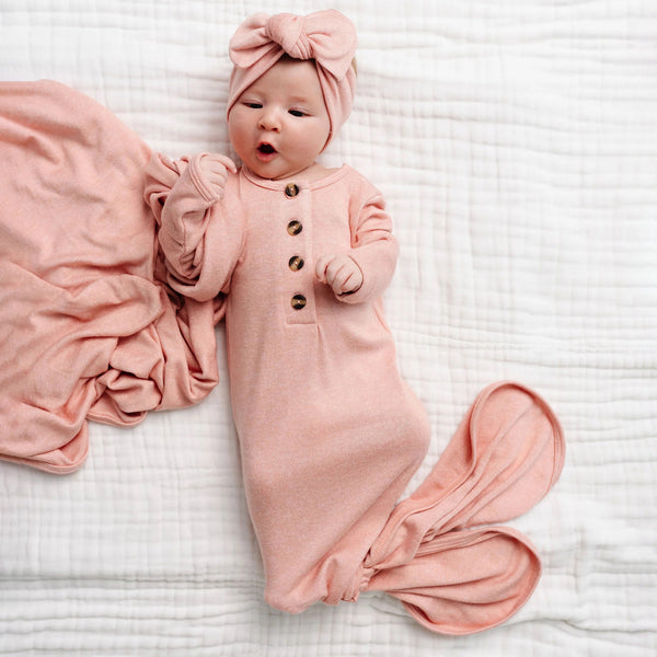 Piper Plush Knotted Gown