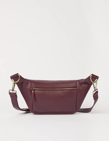 Drew Bum Bag: Dark Cherry