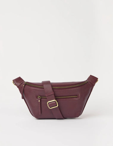 Drew Bum Bag: Dark Cherry