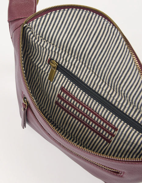 Drew Bum Bag: Dark Cherry