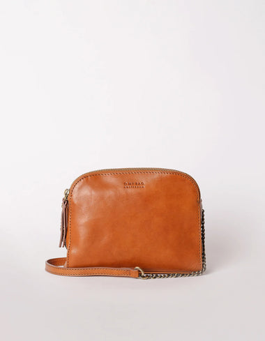 Emily Mini Crossbody: Cognac