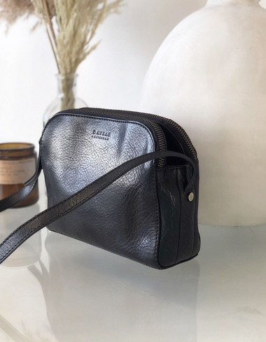 Emily Mini Crossbody: Black