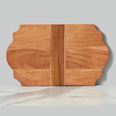 Trefoil Wood Cheese Board Charger