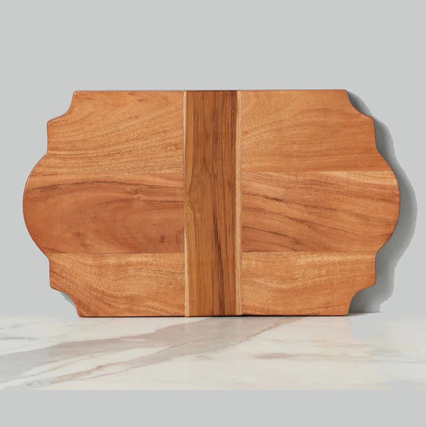 Trefoil Wood Cheese Board Charger