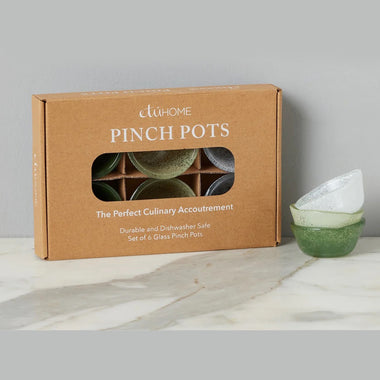 Glass Pinch Pots