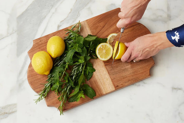 Trefoil Wood Cheese Board Charger