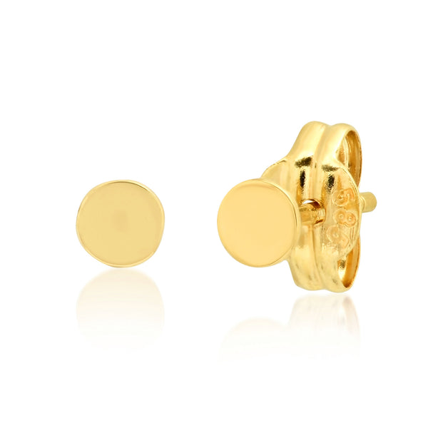Simple 14k Circle Studs