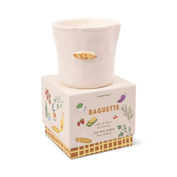 French Baguette Bistro Candle