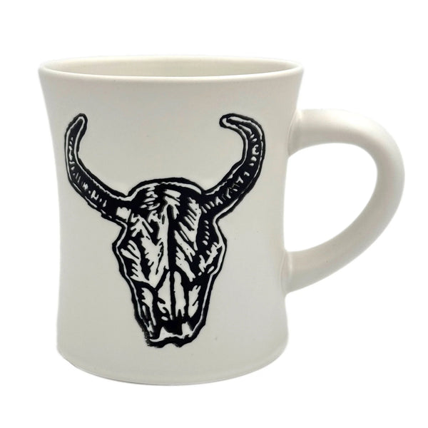 Cuppa Bison Skull Mug