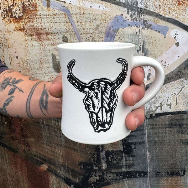 Cuppa Bison Skull Mug