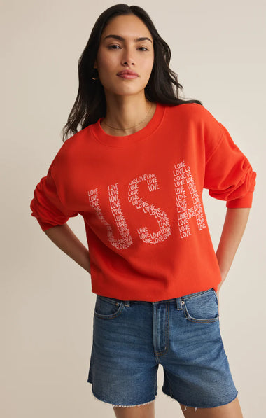 Love USA Boyfriend Sweater