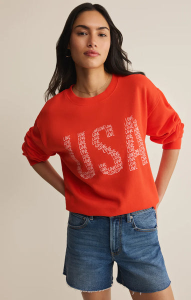 Love USA Boyfriend Sweater