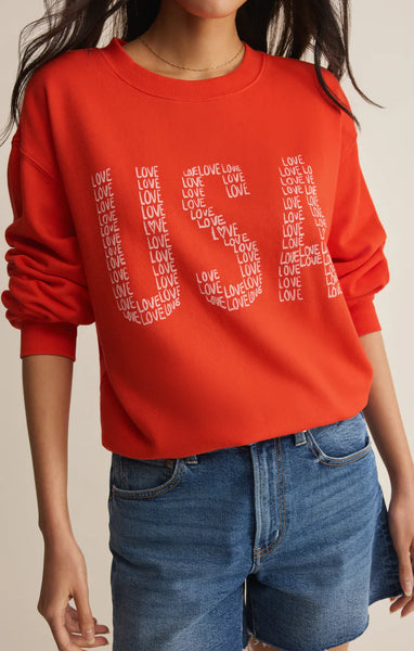 Love USA Boyfriend Sweater