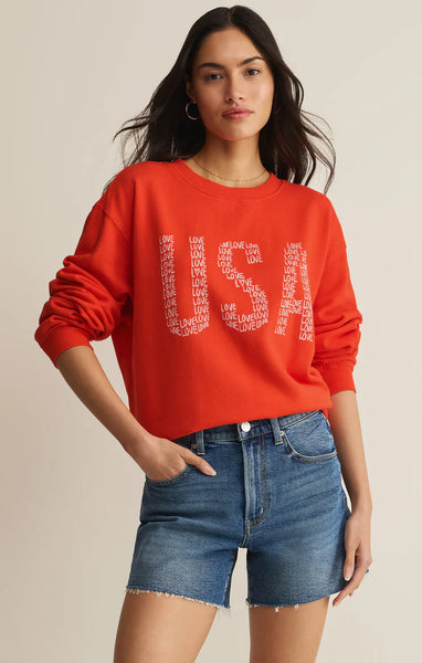 Love USA Boyfriend Sweater