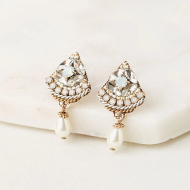 Garland Pearl Drop Studs