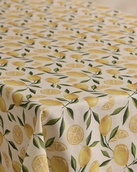Limoncello Grid Tablecloth