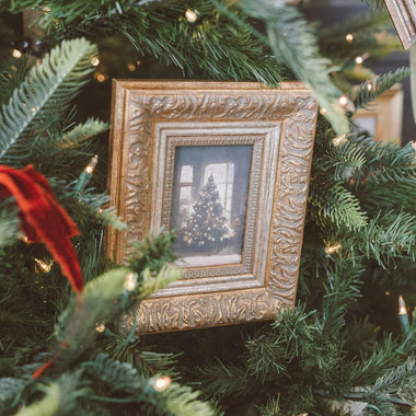 Glowing Christmas Tree Framed Art