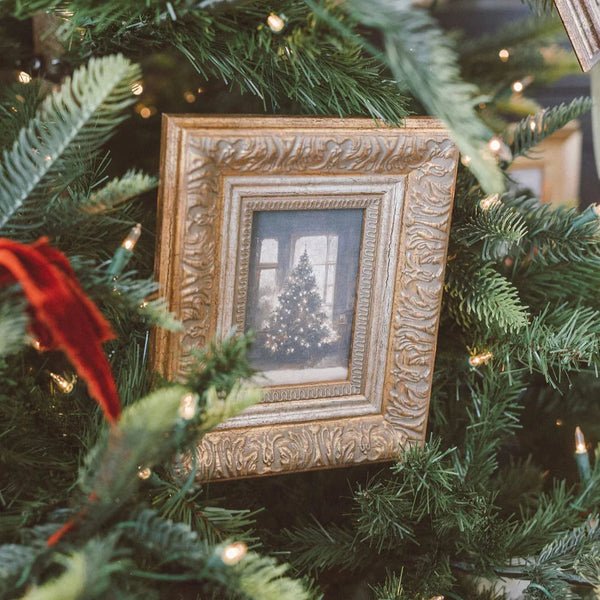 Glowing Christmas Tree Framed Art