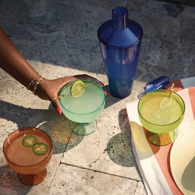 The Rue Margarita Glass Set: Mint