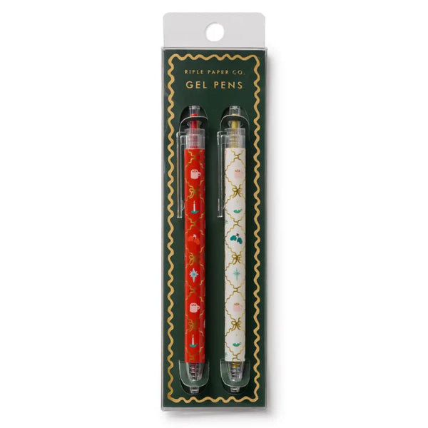 Holiday Argyle Gel Pen Set