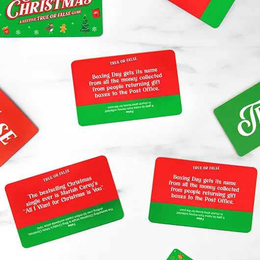 So This Is Christmas: A Festive True or False Game