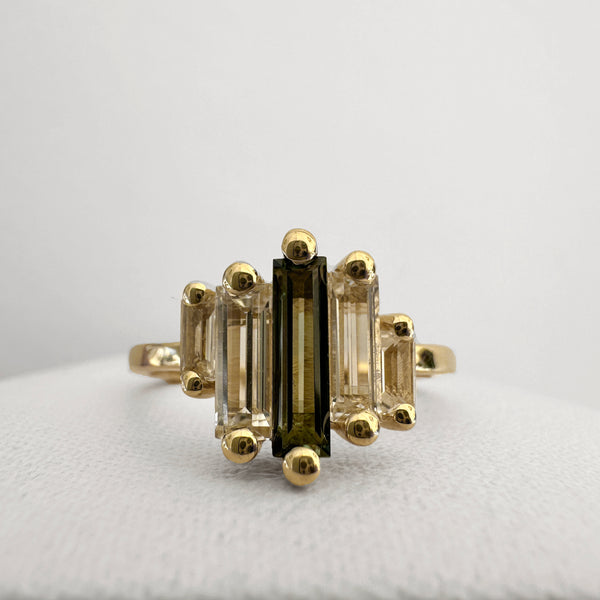 Adeline Mixed Topaz Ring