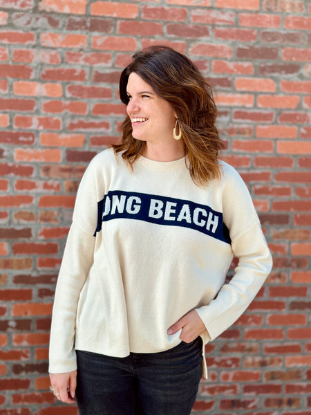 Long Beach Sweater: Cream