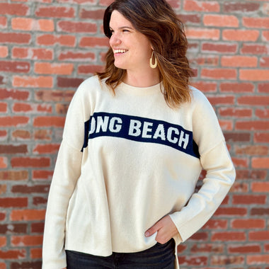 Long Beach Sweater: Cream