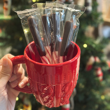Chocolate Covered Peppermint Sticks