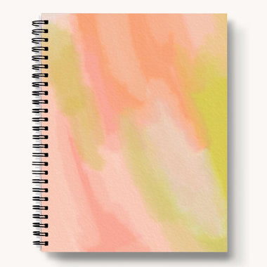 Limelight Watercolor Spiral Notebook