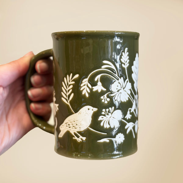 Foraging Birds Mug