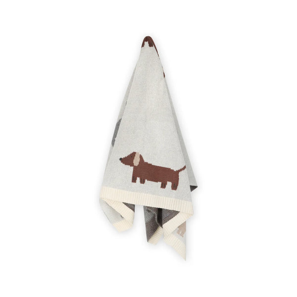 Buddy Dog Knit Blanket
