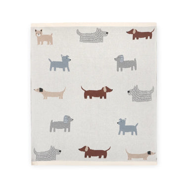 Buddy Dog Knit Blanket