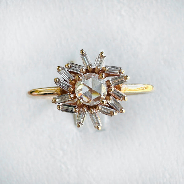 Diamond Nova Ring (OOAK)