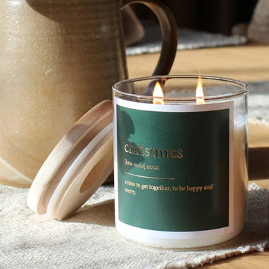 Christmas Definition Large Candle