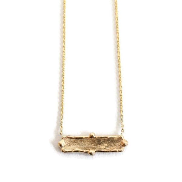 Rectangle Dot Necklace
