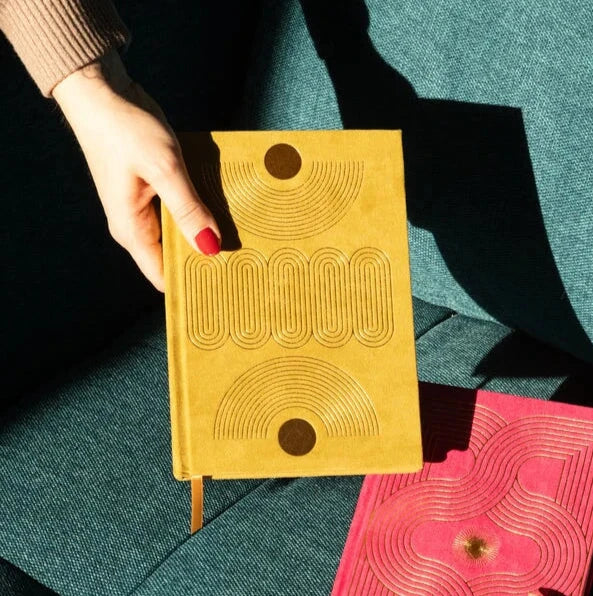 Radiant Suede Journal: Avocado