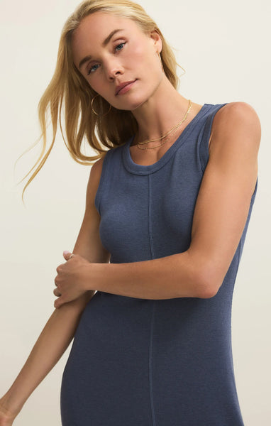 Linden Rib Midi Dress