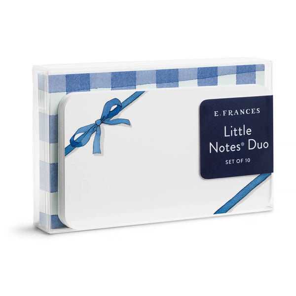 Blue Bow Little Notes Set