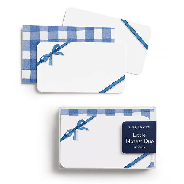 Blue Bow Little Notes Set